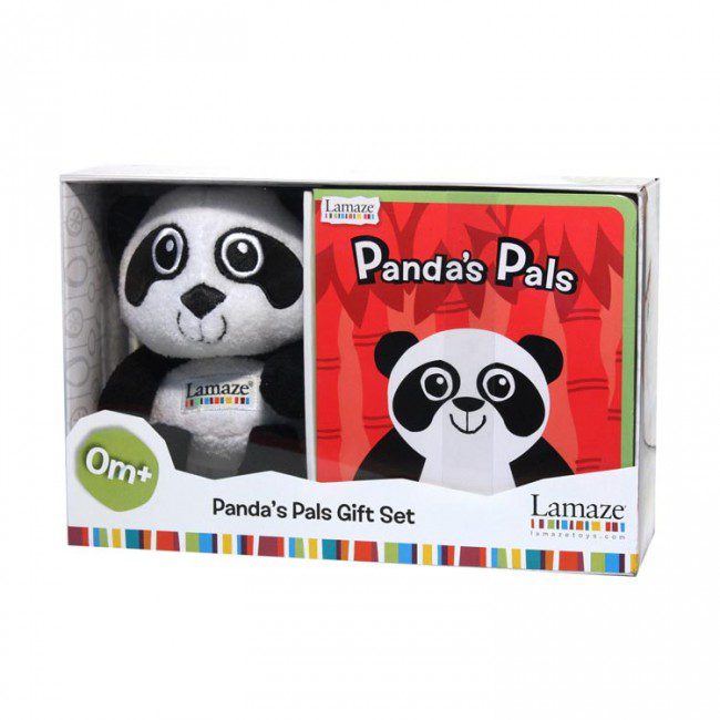 Gavesæt Panda's venner og bamse Lamaze